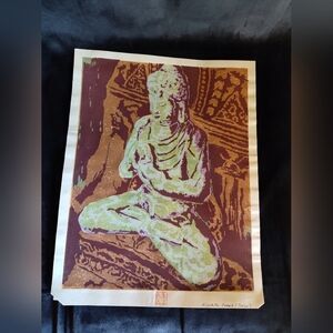 ORIGINAL Izawa Kiyohita (1907-1971), Seated Buddha